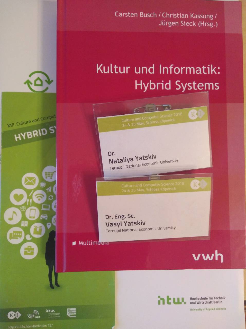 Візит професора В. Яцківа та доцента Н. Яцків до Берлінського університету прикладних наук