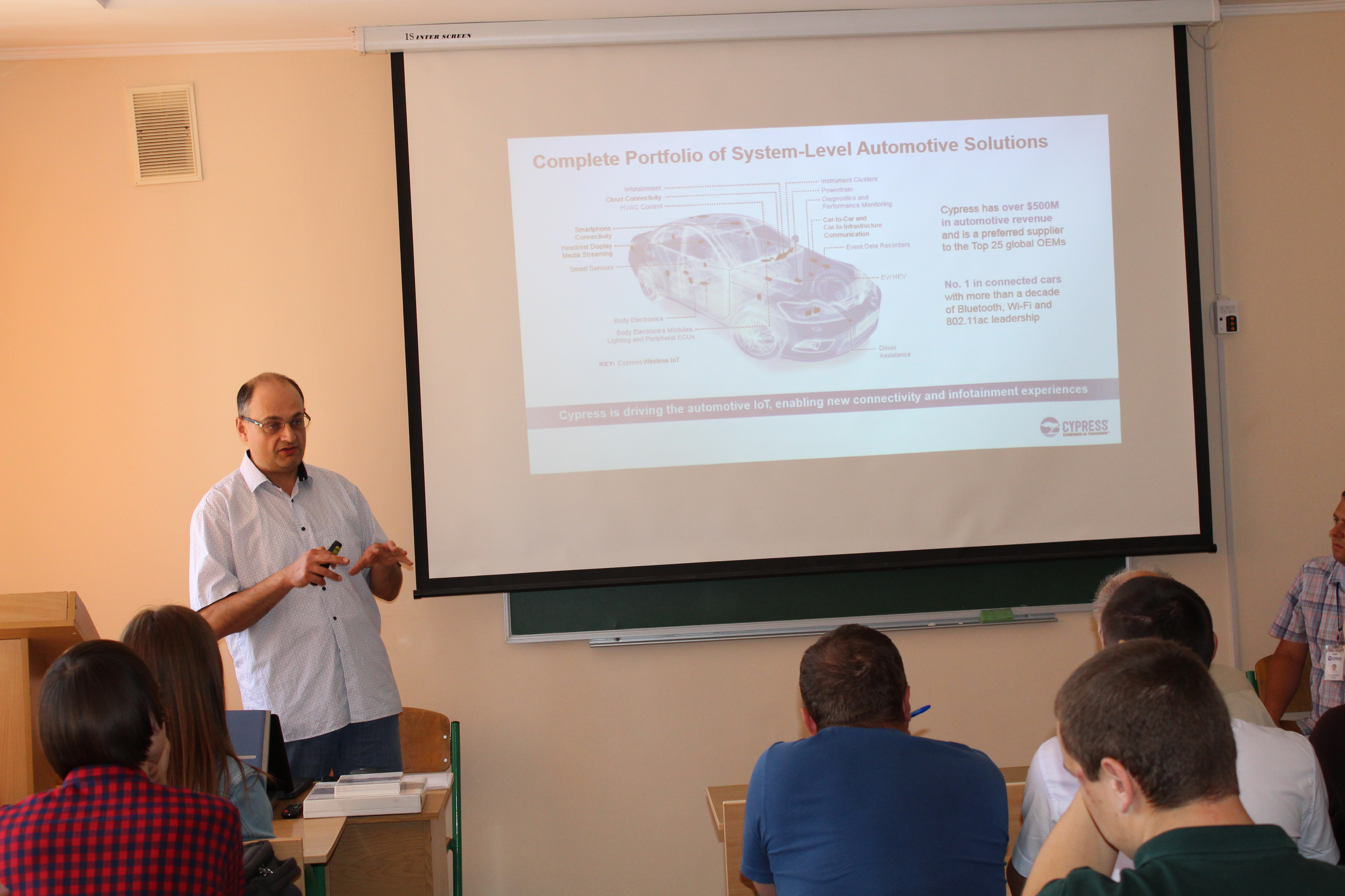 Візит представників фірми Cypress Semiconductor Corporation